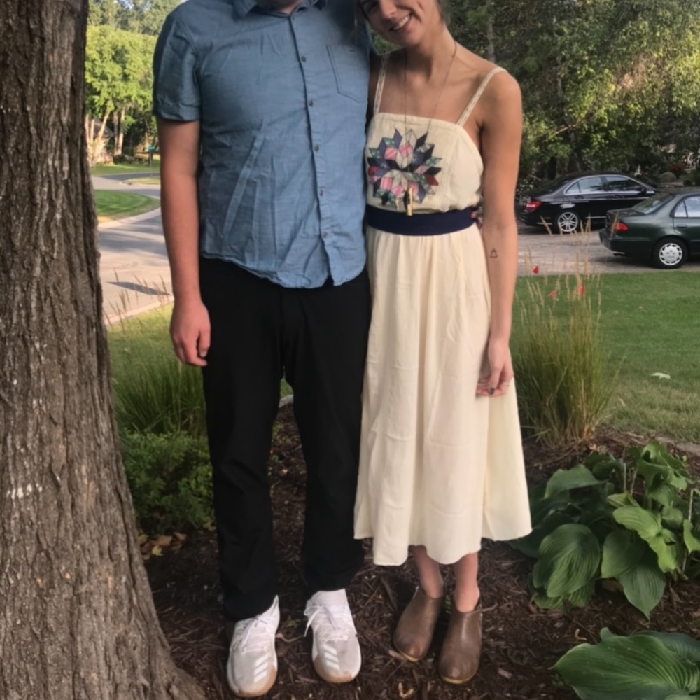 I wore a soft headband as a belt here